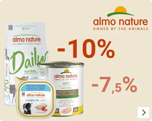 Almo Nature door- en natvoer -7,5 -10% DOG